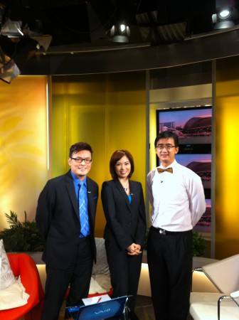 Singapore 2011 - TV Interview with Good Morning Singapore (Mediacorp, Channel 8) on the topic of Infective Gastroenteritis. 